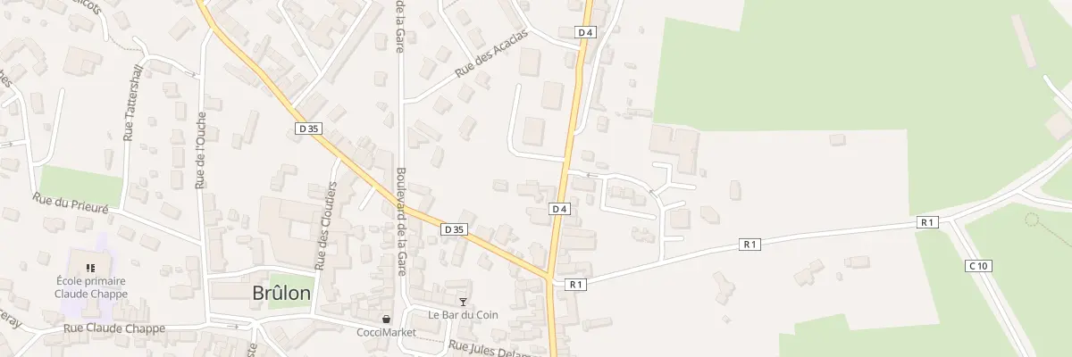 Plan du 1 Rte de Sille à Brûlon