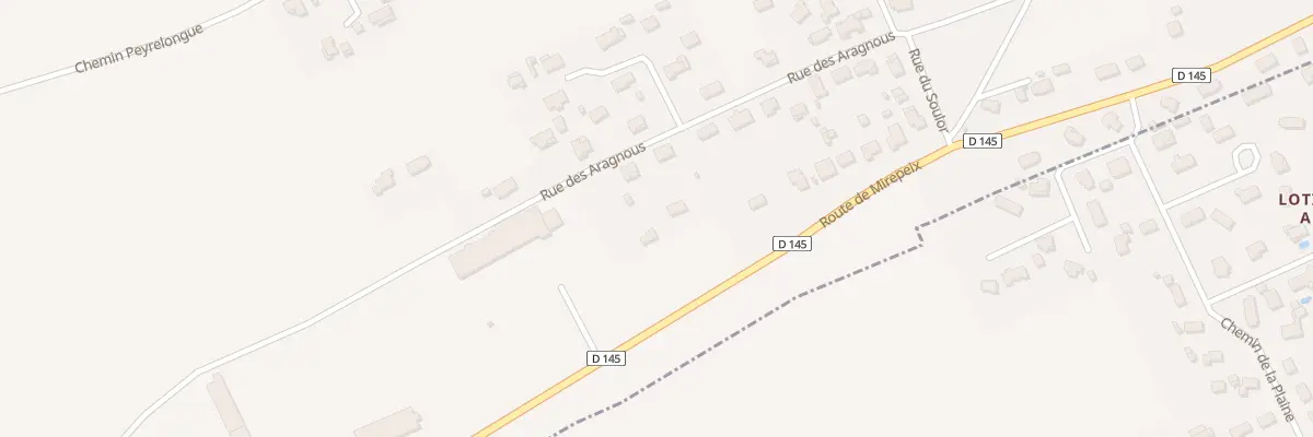 Plan du 15 Rue des Aragnous à Lagos