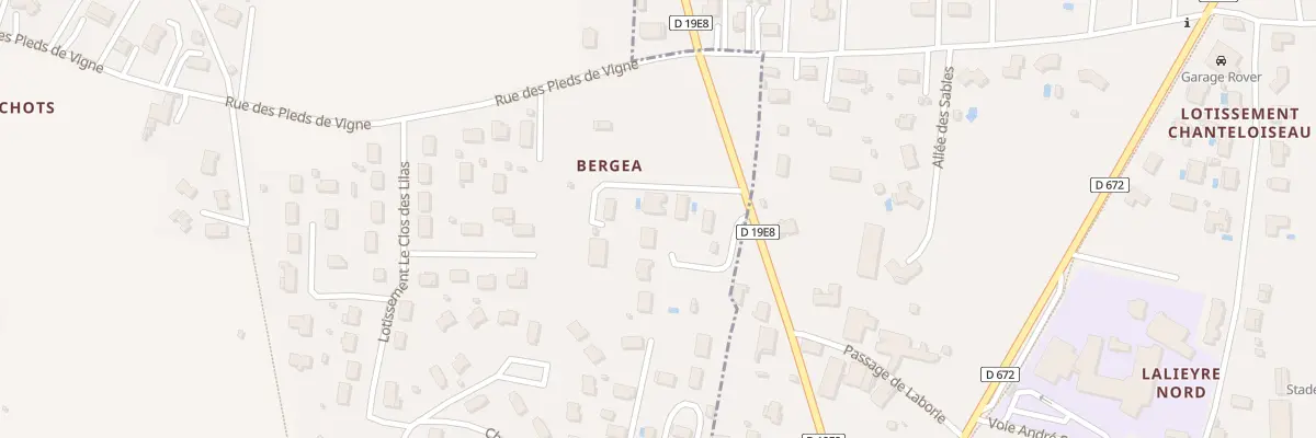Plan du 155F Bergea à Saint-Maixant