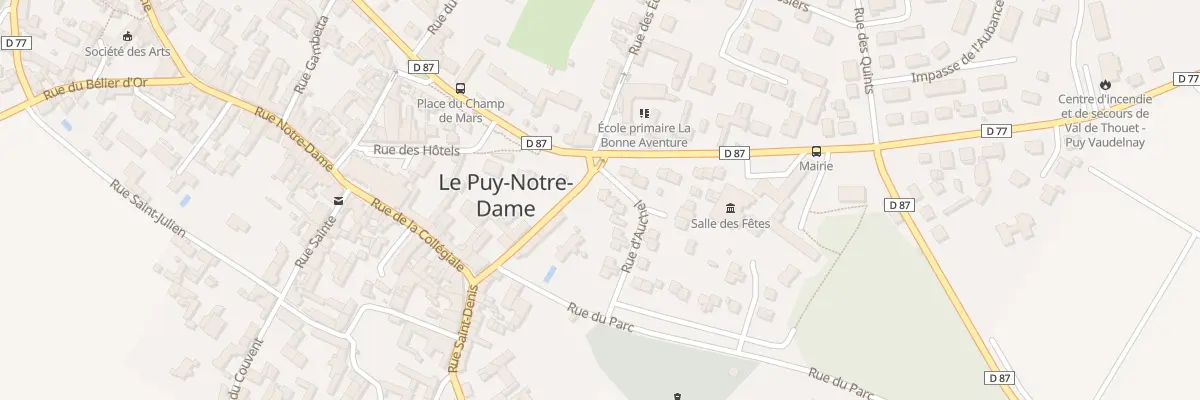 Plan du 2 Rue d’Auchel au Puy-Notre-Dame