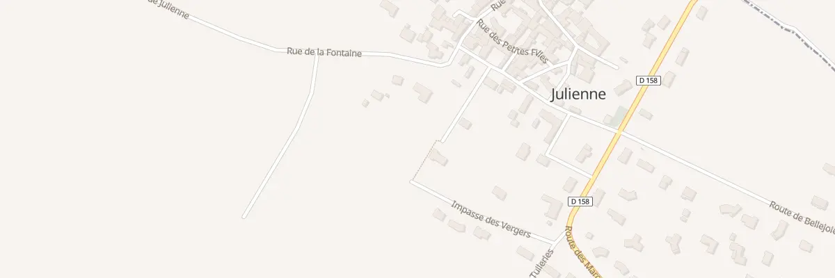 Plan du 17 Rue des vergers à Julienne