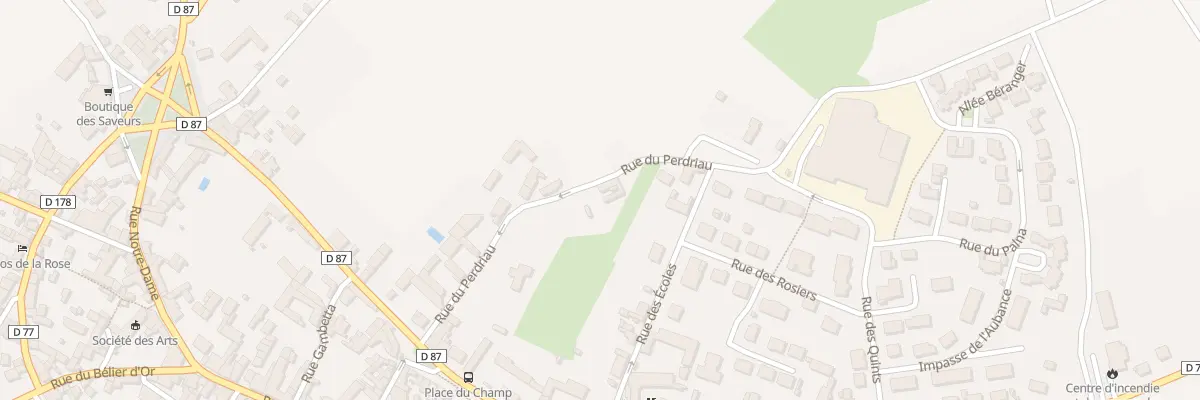 Plan du 4 Rue du Perdriau au Puy-Notre-Dame