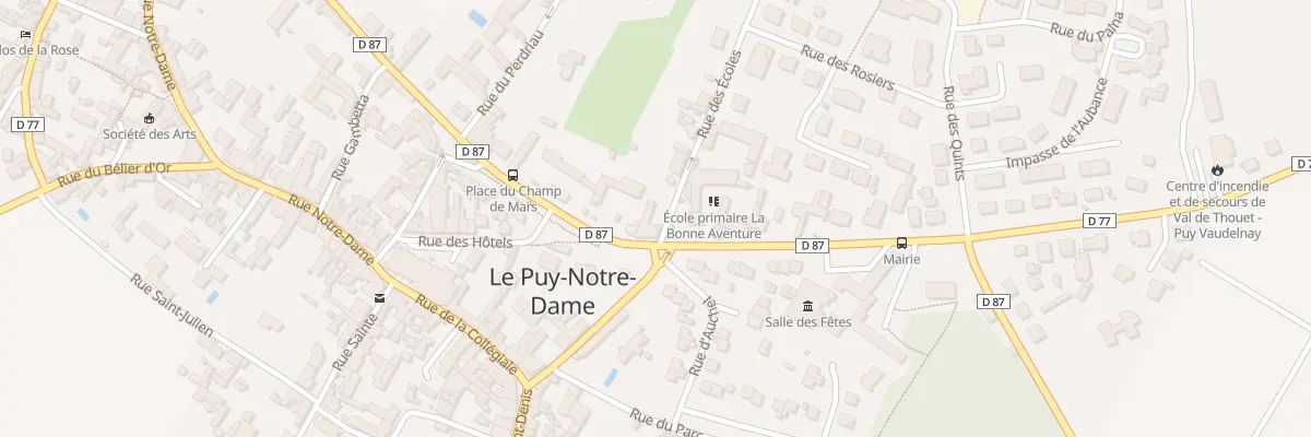 Plan du 20 Rue de la Mairie au Puy-Notre-Dame