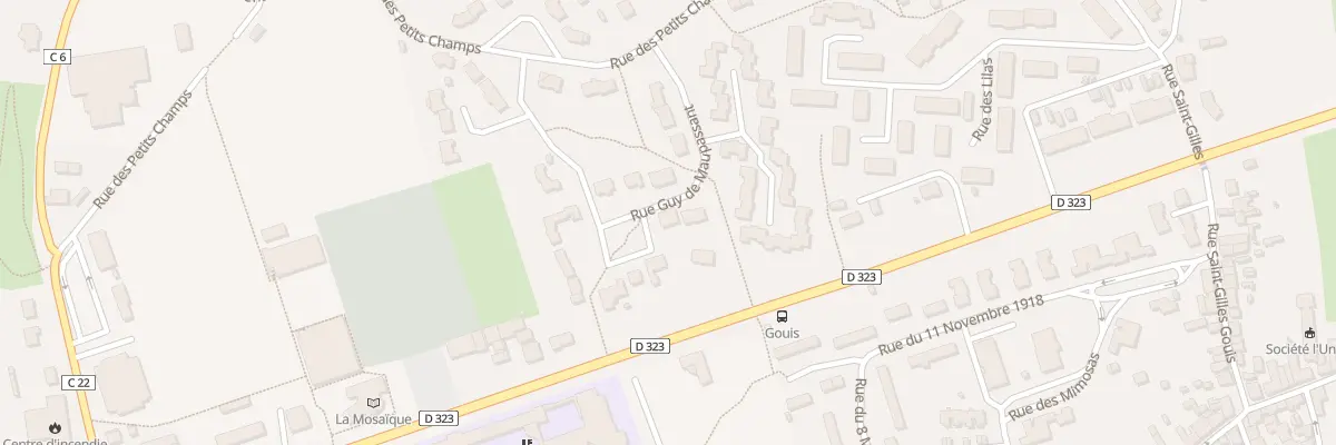 Plan du 5 Rue Guy de Maupassant à Durtal
