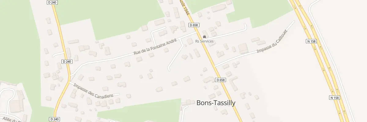 Plan du 36 Imp de la Forge à Bons-Tassilly