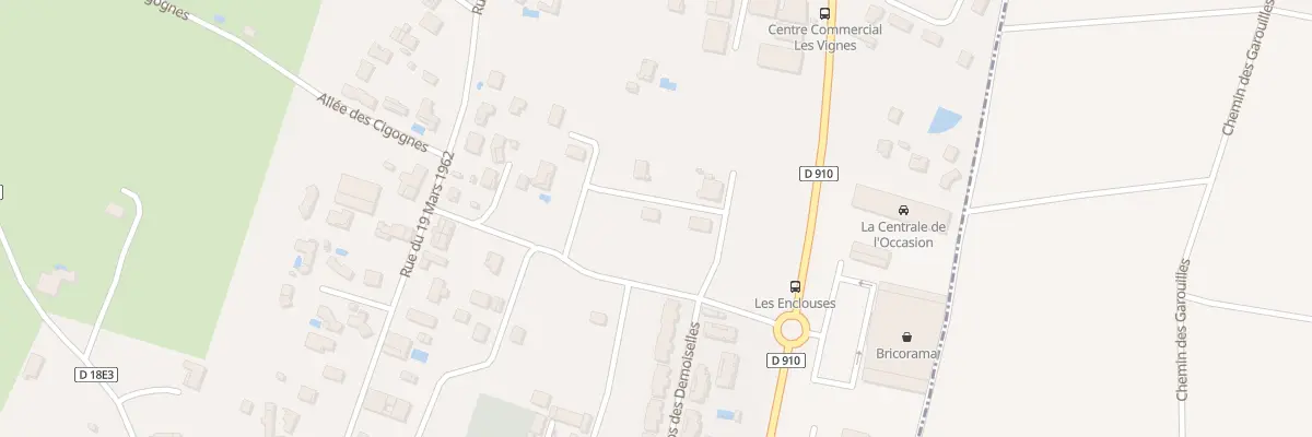 Plan du 65 Rte de Paris aux Billaux