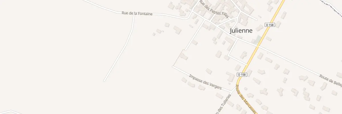 Plan du 2 Rte de la Fontaine à Julienne