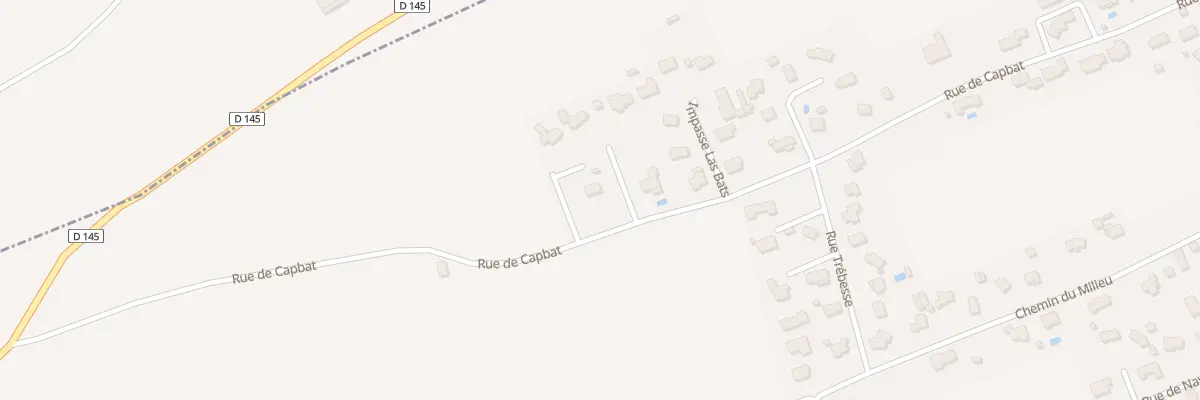 Plan du 8 Rue de Capbat à Bordères
