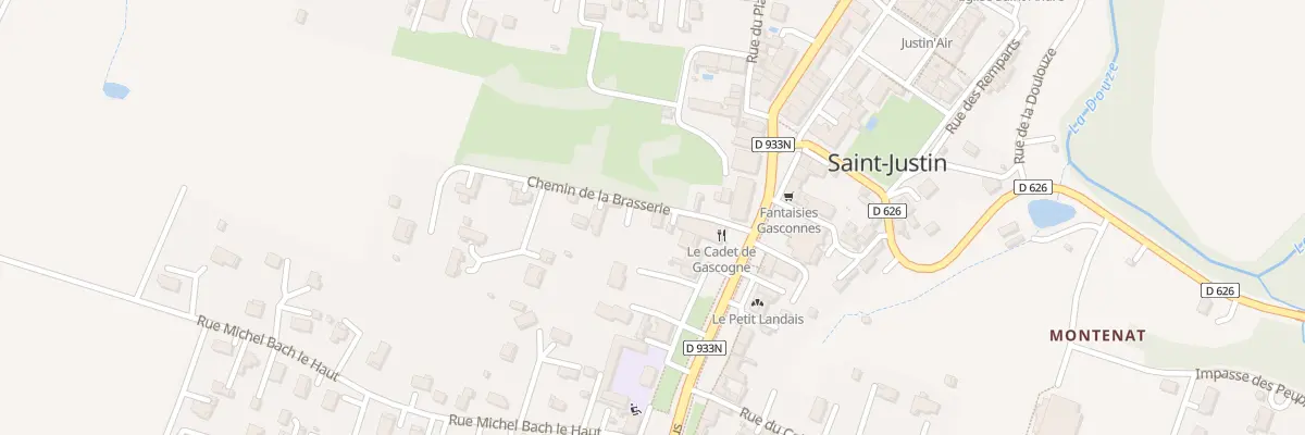 Plan du 1 Che de la Brasserie à Saint-Justin