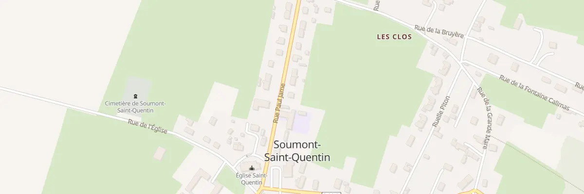 Plan du 6 Rue Paul Jame à Soumont-Saint-Quentin