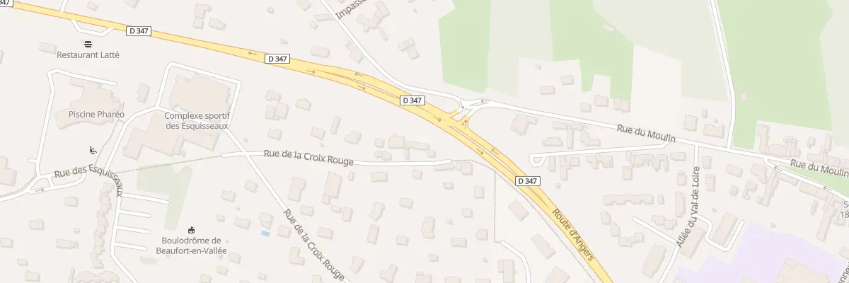 Plan du 1 Rue de la Croix Rouge à Beaufort-en-Anjou