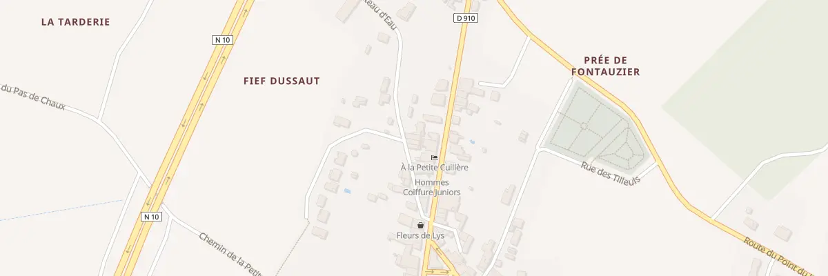 Plan du 5267 Rue du Chateau d’Eau à Chevanceaux