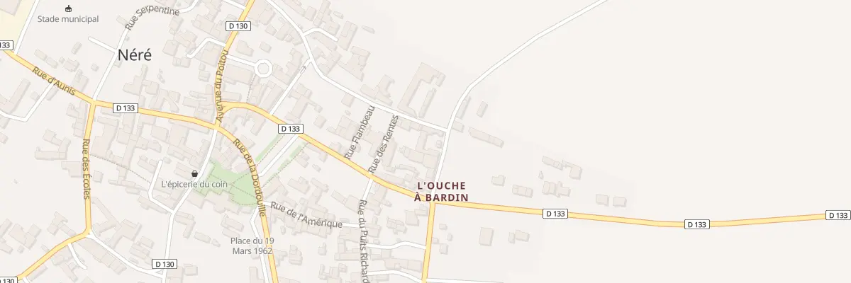 Plan du 7 Rue de la Croix de l’Arrêt à Néré