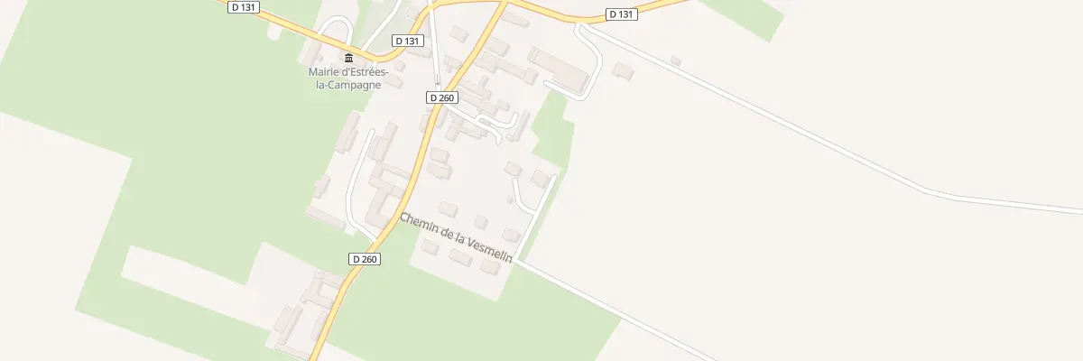 Plan du 7 Che de la Vesmelin à Estrées-la-Campagne