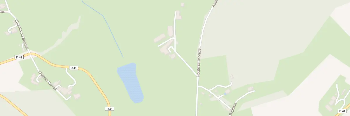 Plan du 21 Rte de Moncla à Castetpugon