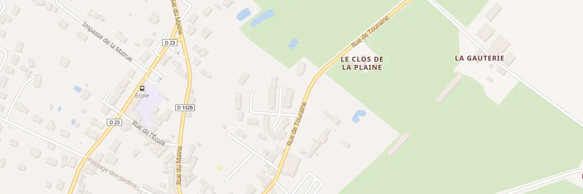 Plan du 8 Cité La Rapiniere à La Chapelle-d’Aligné