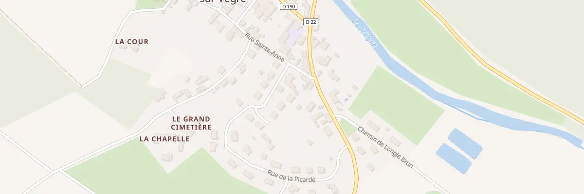 Plan du 6 Pl des Bourgneufs à Asnières-sur-Vègre
