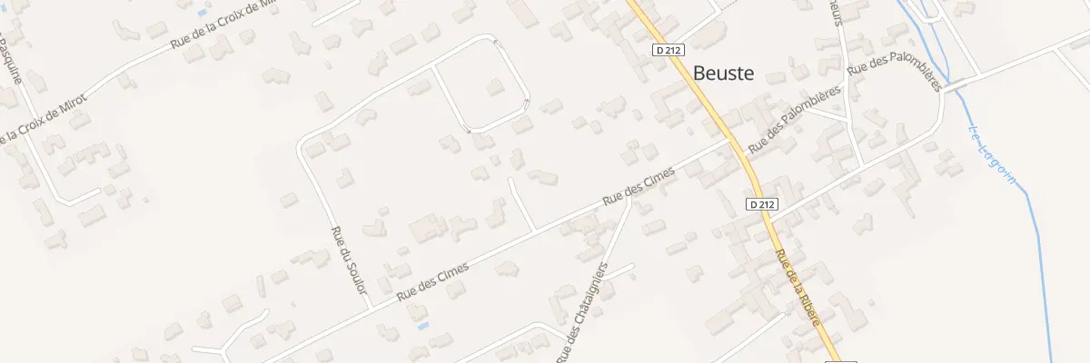 Plan du 8A Rue des Cîmes à Beuste