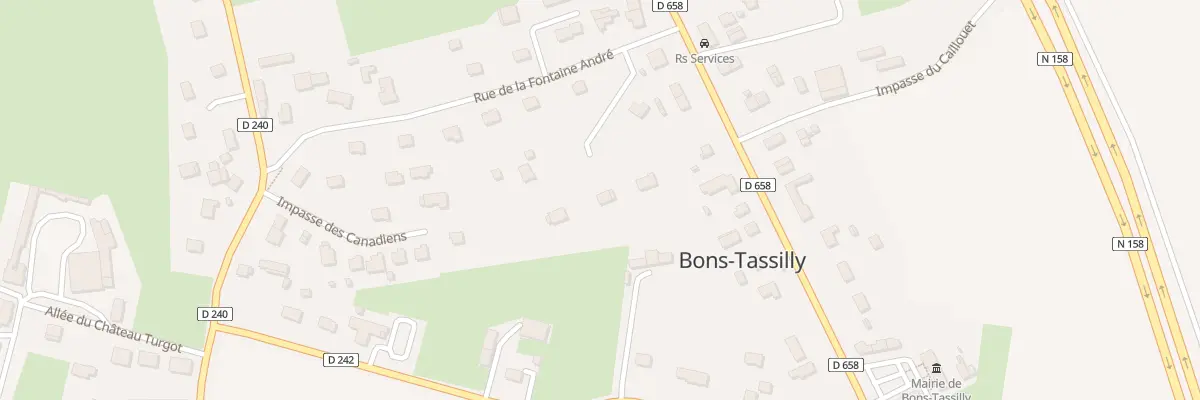 Plan du 40 Imp de la Forge à Bons-Tassilly