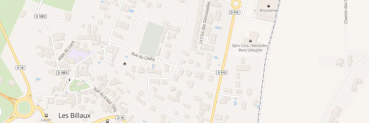 Plan du 17 Rue du Cèdre aux Billaux