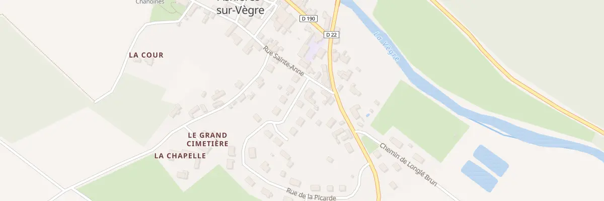 Plan du 5 Pl des Bourgneufs à Asnières-sur-Vègre