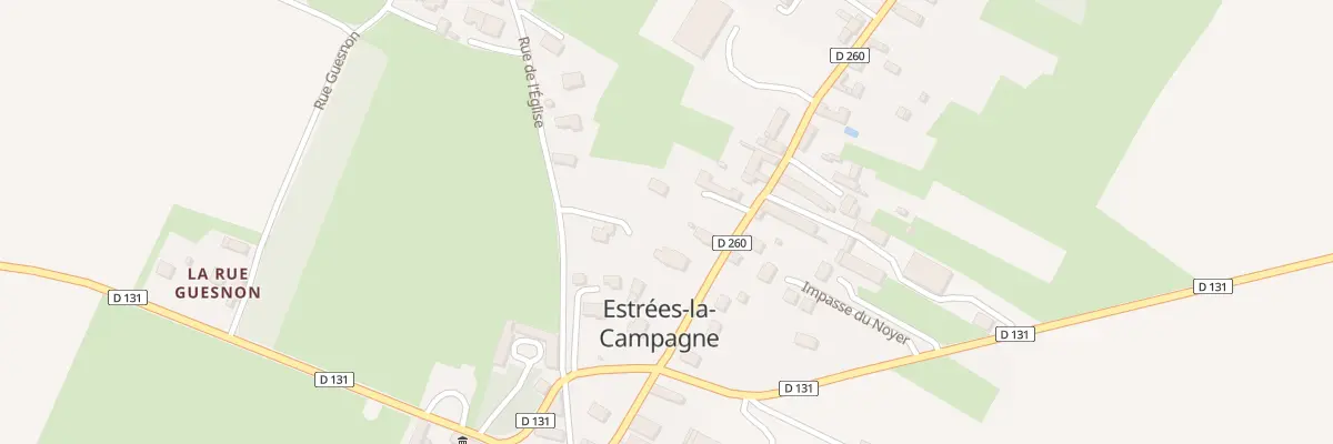 Plan du 5 Rue du Cingal à Estrées-la-Campagne