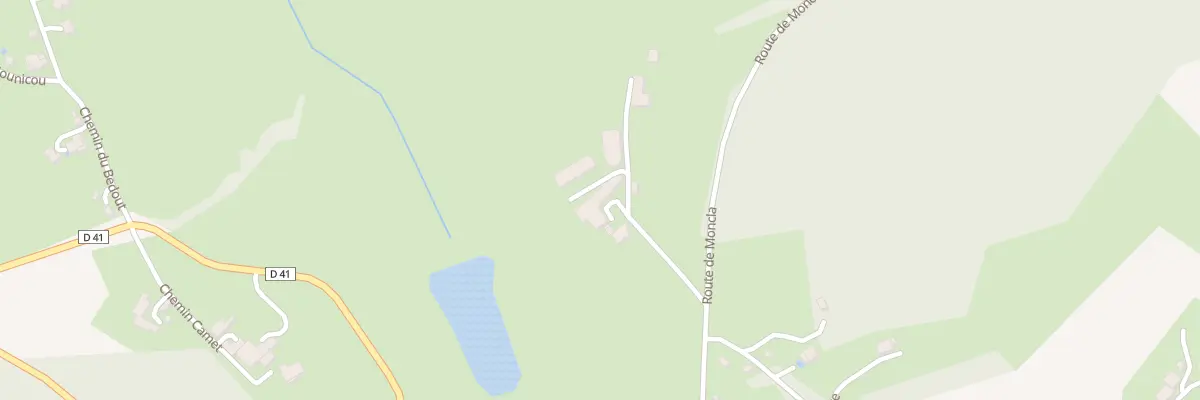 Plan du 23 Rte de Moncla à Castetpugon