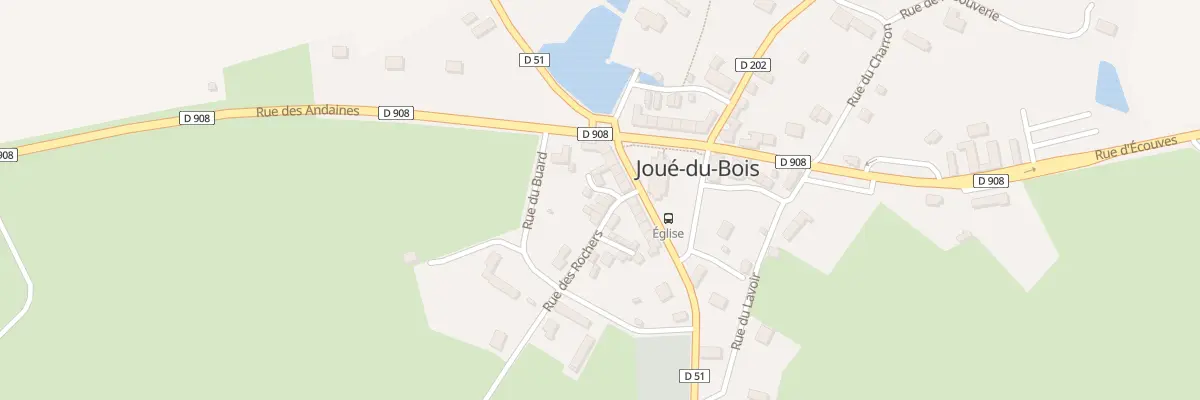 Plan du 9000 Le Bourg à Joué-du-Bois