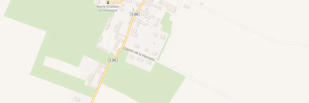 Plan du 5 Che de la Vesmelin à Estrées-la-Campagne