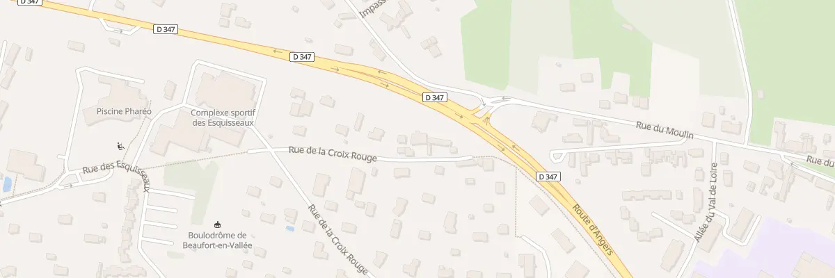 Plan du 3 Rue de la Croix Rouge à Beaufort-en-Anjou