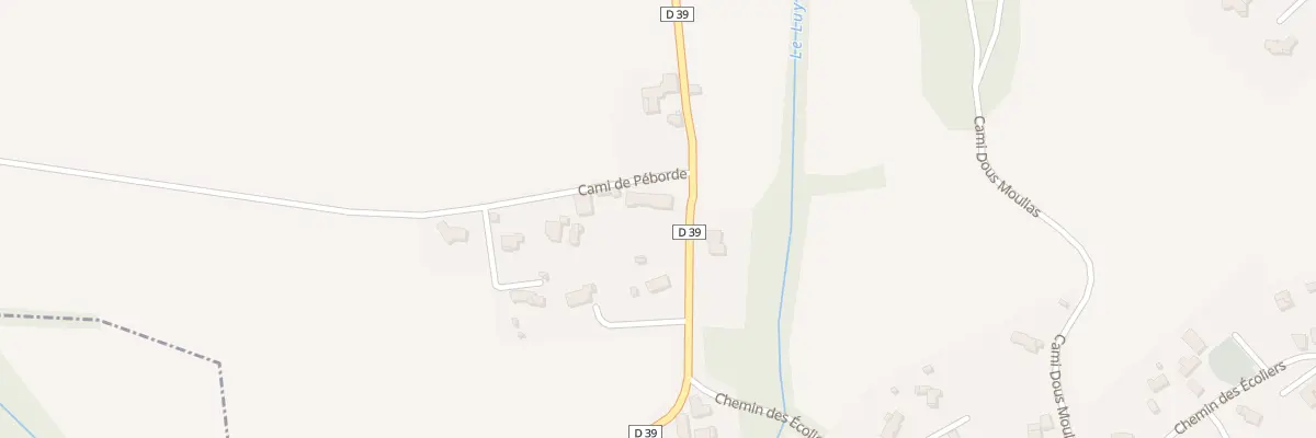 Plan du 3 Che de Peborde à Ouillon