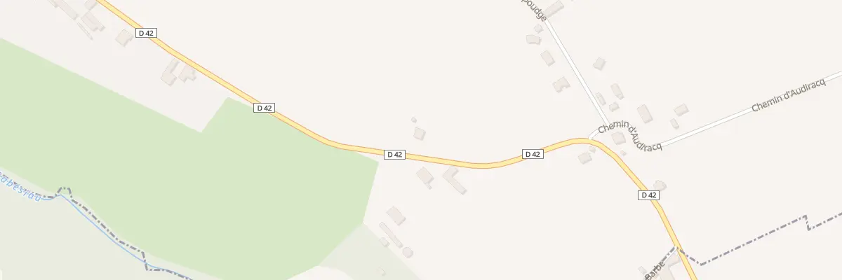 Plan du 2555 Rte Départementale 42 à Escoubès