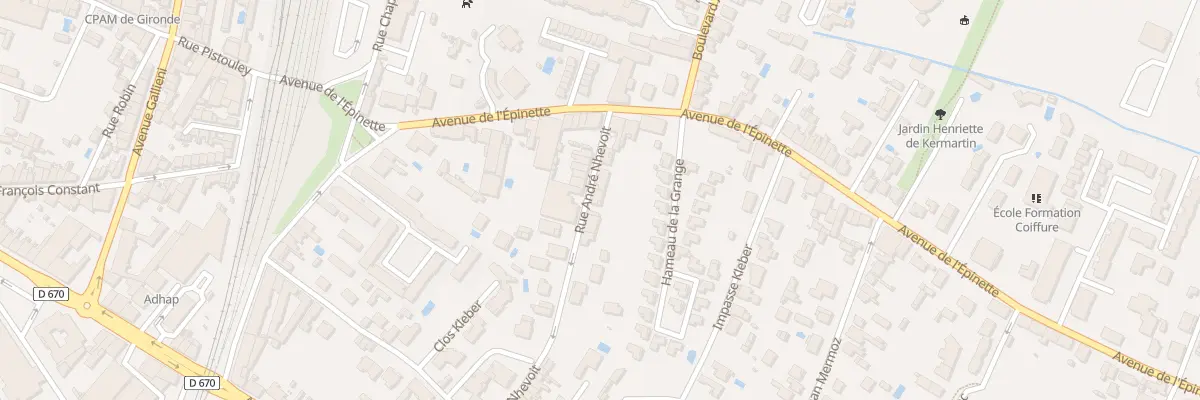 Plan du 52 Rue André Nhévoit à Libourne