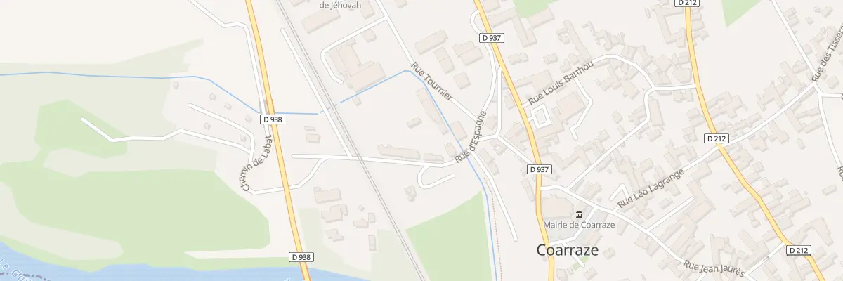 Plan du 8 Rue d’Espagne à Coarraze
