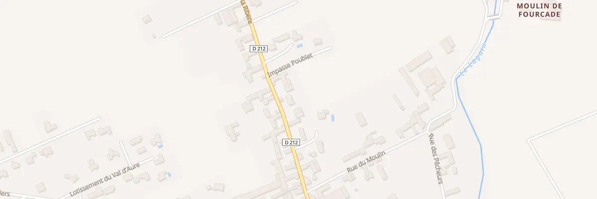 Plan du 42A Rue de la Ribère à Beuste