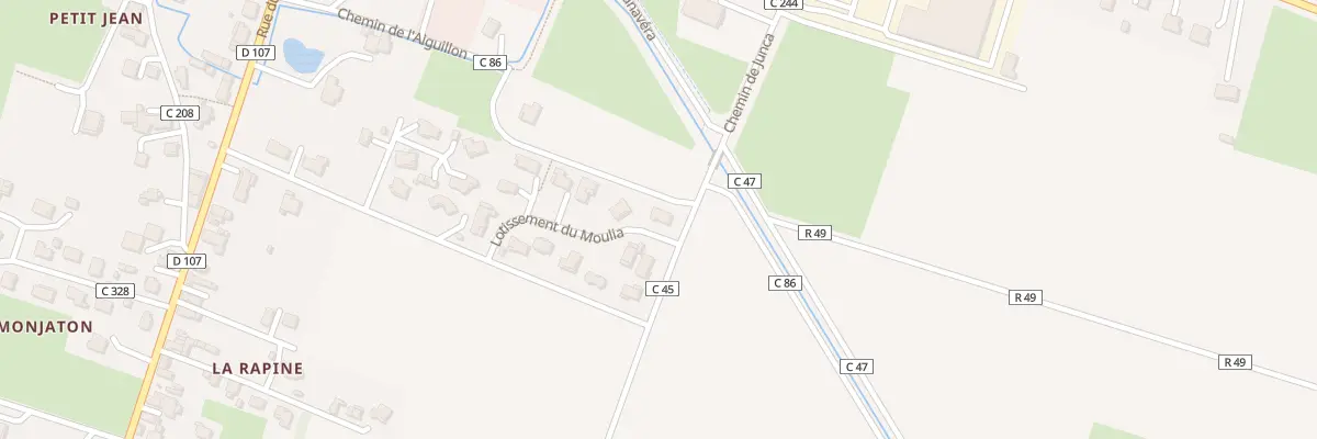 Plan du 7 Lot du Moulia à Barcelonne-du-Gers
