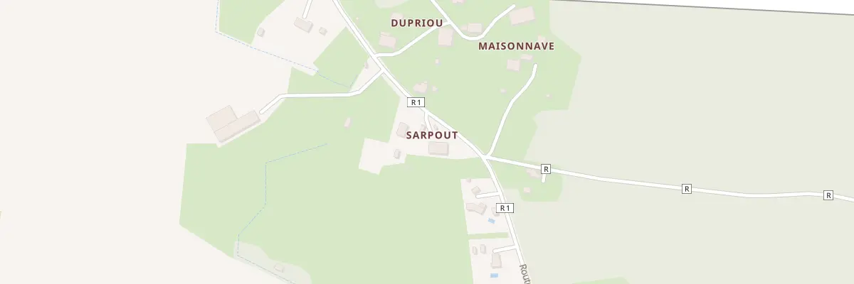 Plan du 662 Rte de Lauga à Saint-Gor