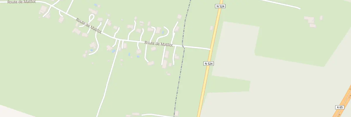Plan du 95 Rte de Matilot à Aubiac