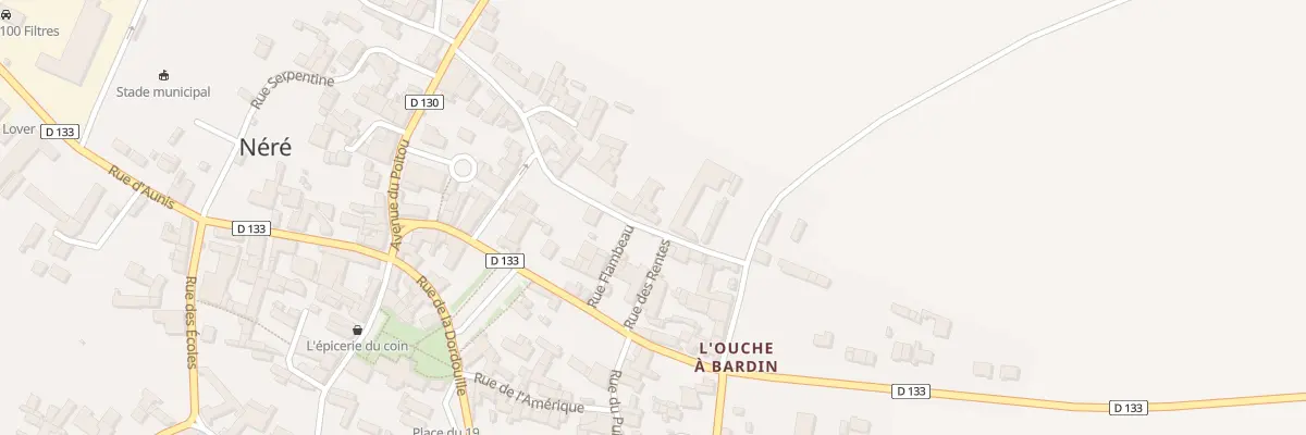 Plan du 29 Rue du Trésor à Néré