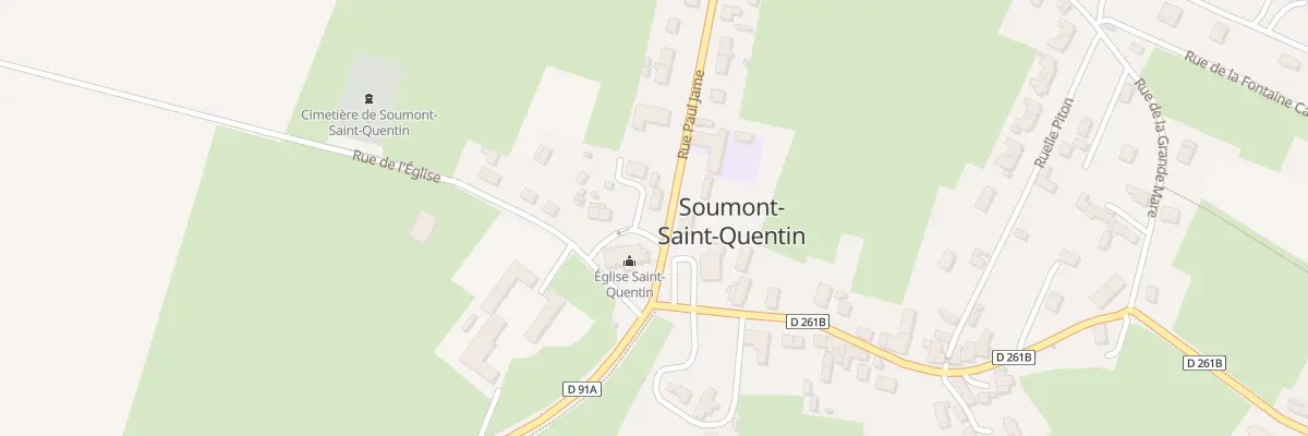 Plan du 1 Rue Paul Jame à Soumont-Saint-Quentin