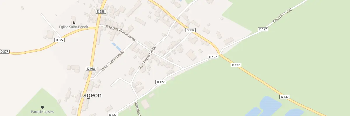 Plan du 11 Rue des Primevères à Lageon