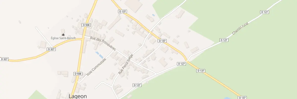 Plan du 2 Rue des Eglantiers à Lageon