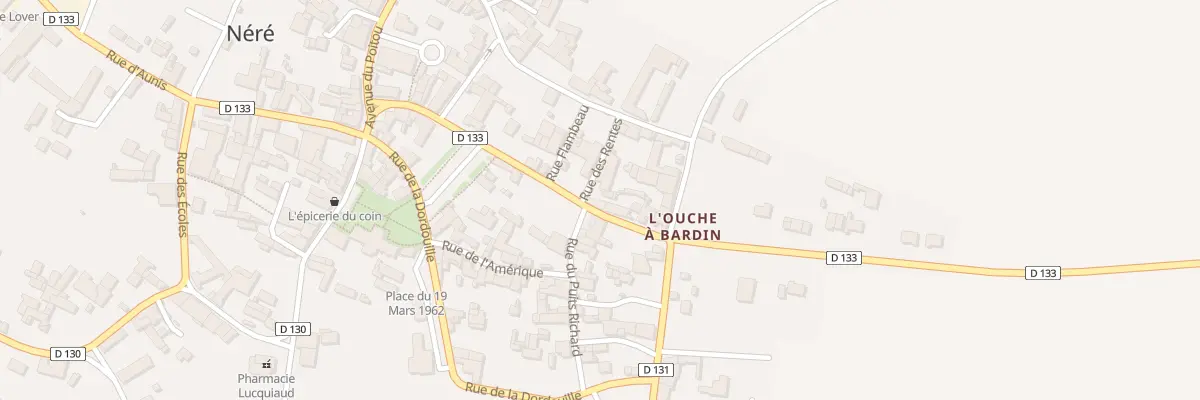 Plan du 2 Rue des Rentes à Néré