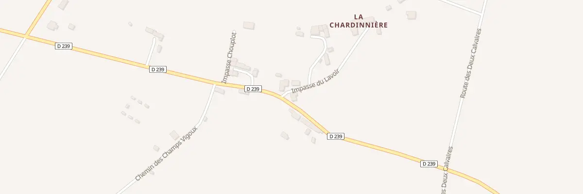 Plan du 5 La Chardiniere à Champcerie