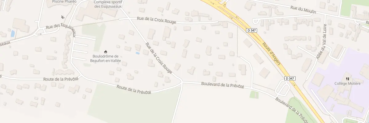 Plan du 24 Rue de la Croix Rouge à Beaufort-en-Anjou