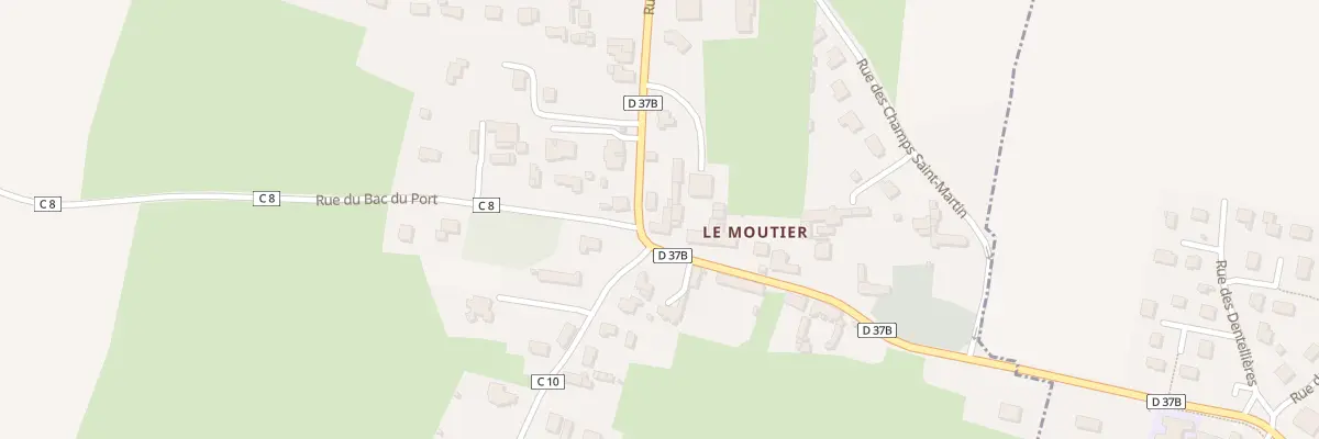 Plan du 1 Rue du Moutier à Amfreville
