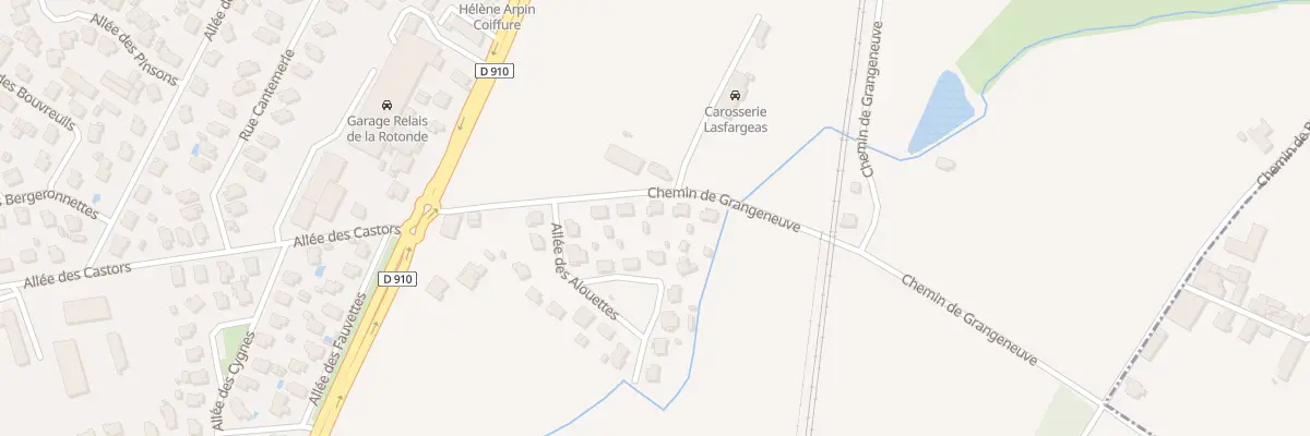 Plan du 16 Che de Grangeneuve à Libourne