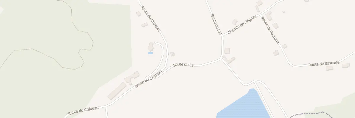 Plan du 675 Rte du Château à Projan
