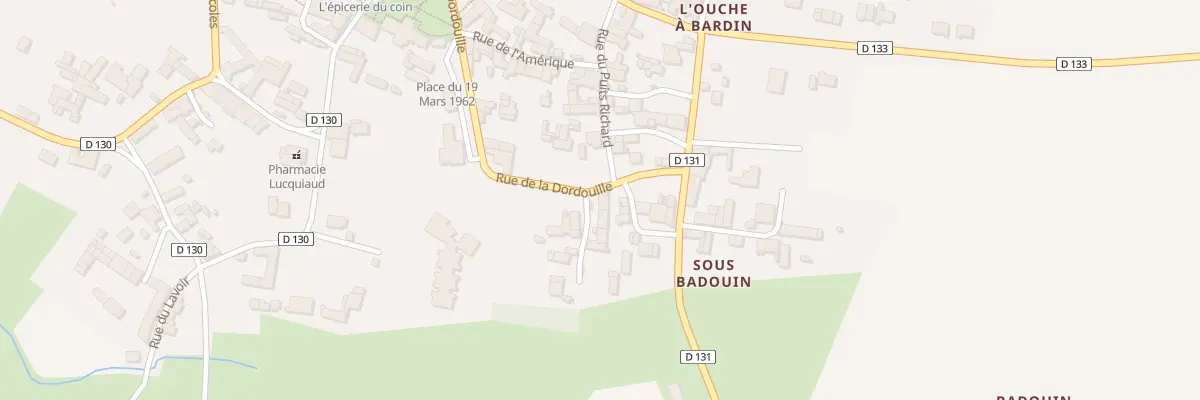 Plan du 1 Imp du Petit Breuil à Néré