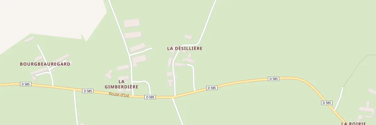 Plan du 730 Rte d’Izé à Vimartin-sur-Orthe